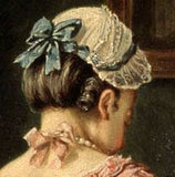 18th Century-style beaded Garnet Necklace