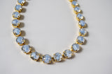 On Sale! Light Blue Givre Collet Necklace - Small Round