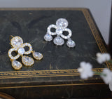 Girandole Earrings - Large Cubic Zirconia