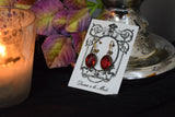 Ruby Swarovski Earrings - Medium Oval Crown Settings