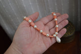 Renaissance Coral and Pearl Necklace