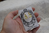 Citrine Yellow Swarovski Crystal Earrings - Medium Oval - ON SALE