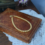 Golden Filigree Bead Necklace