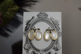 Pochahontas Replica Mother of Pearl Earrings  - Museum Reproductions