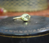 ON SALE - Lemon Quartz Vermeil Ring