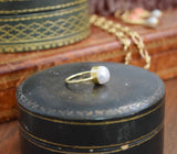 Vermeil and Pearl Ring