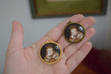 SALE! Miniature Portrait - Large Round - Queen Elizabeth I