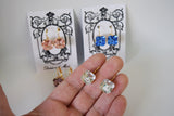 Crystal Earrings - Medium Square