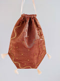 Reticule - Spangled Pink/Gold Organza