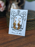 Jane Austen Silhouette Earrings