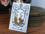 Jane Austen Silhouette Earrings